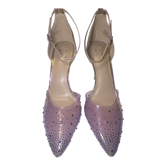 Mix No. 6 Iridescent Heels with Rhinestones - Picture 3 of 10